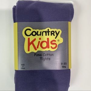 💲Country Kids Pima Cotton Tights Sz 9-11 years